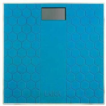 Soft‑Teppich Elektronikwaage Laica PS1070 – Hellblau, 180 kg, rutschfest