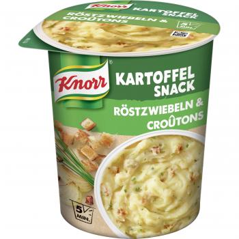 Knorr Snack Pack Kartoffelpüree Röstzwiebelfrisch & Croutons (8x53 g)