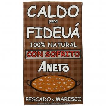 Aneto Caldo para Fideua Pescado y Marisco 1 Litro