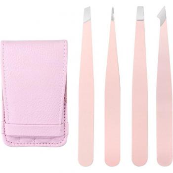 Accessoires yeux inox – Pinces à épiler 5‑pièces