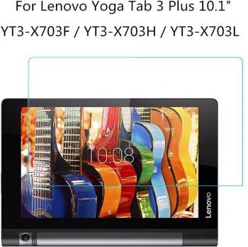 Pantalla protectora vidrio templado 9H para Lenovo Yoga Tab 3 10.0 y 10.1 – cobertura completa X50/X703/X90