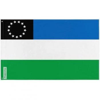 Rio Negro Two‑Way Print Flag – 96×144 cm, Poly & Iron Loops