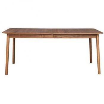 ZUIVER Valnötmatbord Glimps – fjärilsskiva, 240x90 cm