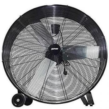 Zephir Ventilador de Pie Industrial 180W 60cm Negro