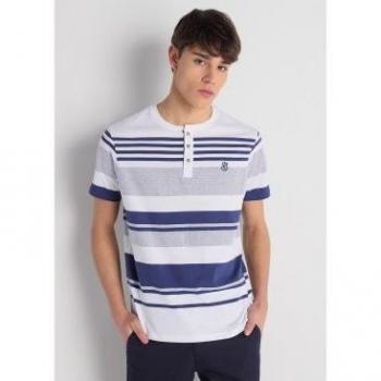 Polo Bendorff con cuello mao de manga corta