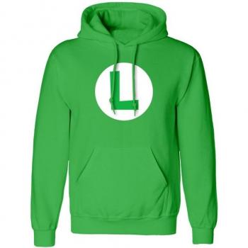 Luigi Gaming Hoodie Verde 2XL – Para Hombres