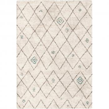 Tapis Shaggy Épais Beige 200x290