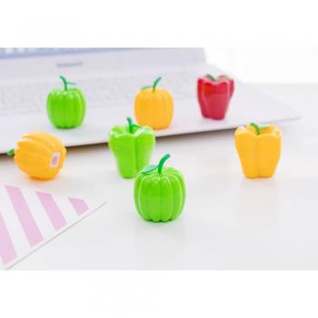 Dual Pumpkin Chili Pencil Sharpener Duo