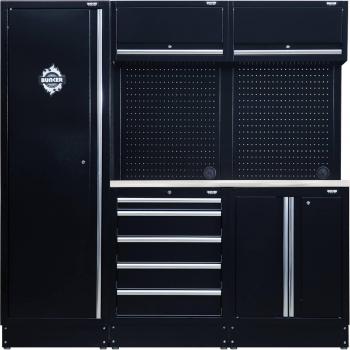 Draper 04503 BUNKER 11-Piece Storage System with Stainless Steel Worktop