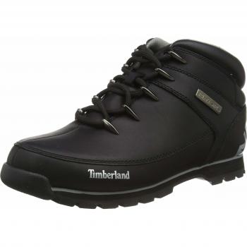 Timberland Herren Euro Sprint Hiker Chukka Stiefel, Schwarz (Black), Größe 42 EU