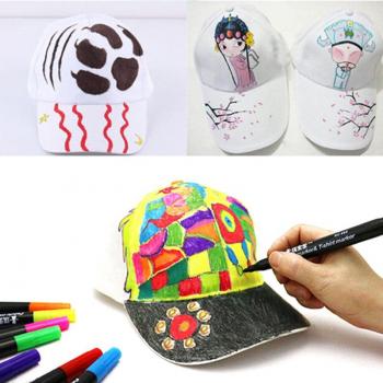 Blank White Baseball Caps for Kids Party Favors