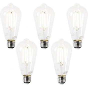 Set di Lampadine Trasparenti Luedd ST64 5x2,2W
