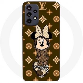 Maniacase Minnie Disney LV Brown Case for Samsung Galaxy A53 5G