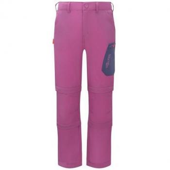 Trollkids Preikestolen Convertible Pants Mallow Pink/Violet Blue 110 cm