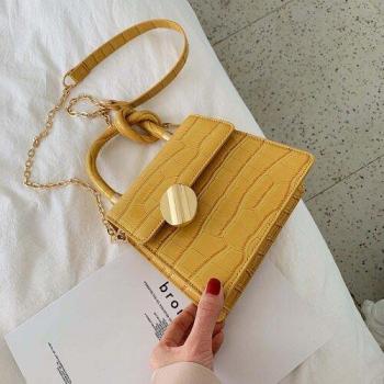 Simple Leather Crossbody Bag