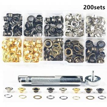 200PCS 6MM Rivets for Eye Hole Leather Work