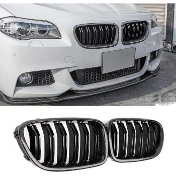BMW F10 F11 M5 Carbon Fiber Double Slats Front Grille