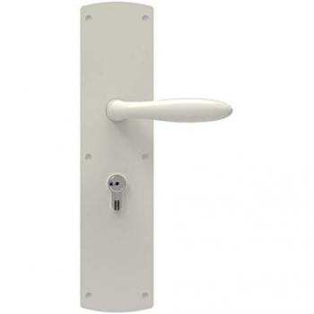 Moule de porte extérieure Bricard blanc, modèle 66100, standard