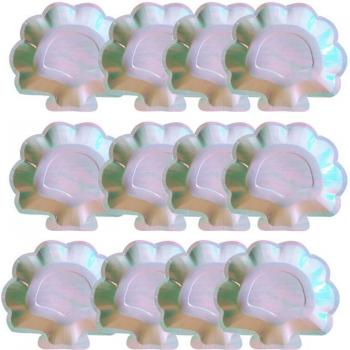 Iridescent Shell Party Plates