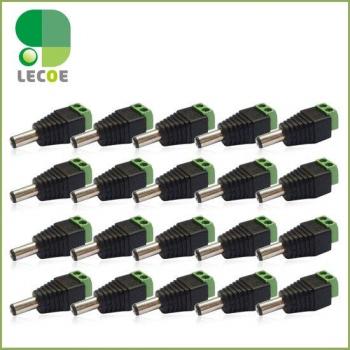 Pack de 20 Connecteurs BNC DC Femelle pour CCTV