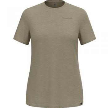 T-shirt Odlo POW Collective Voices en laine mélangée pour femme, L, Vert