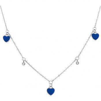 Collar de Acero Inoxidable 'Love' Azul