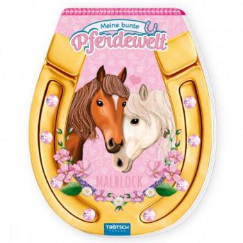 Trötsch Ausmalblock Meine bunte Pferdewelt