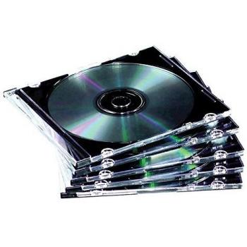 Fellowes Slimline Jewel Case for CDs and DVDs (10 Pack)