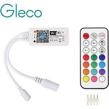 Contrôleur sans fil DC5-24V pour bande LED RGB/RGBW/RGBWW