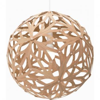 Lampada a sospensione in bambù Floral Ø 40cm di David Trubridge