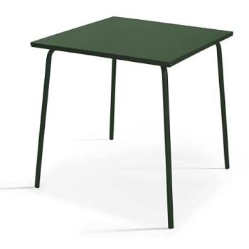 Table Carrée Métal 70 cm 4 places – Palavas