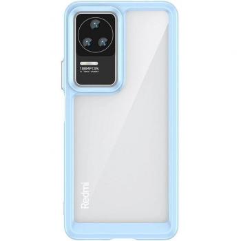 Nebula Shield Flexible Frame for Poco F4 5G – Light Blue