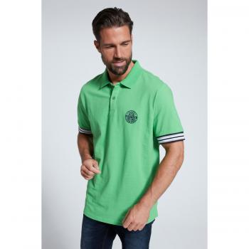 Maglietta polo verde fluo 4XL uomo cotone/poliestere JP1880