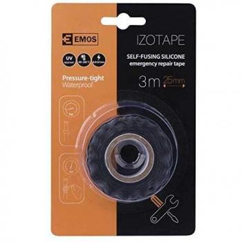 Nastro Adesivo Emos 25mm in Silicone Nero