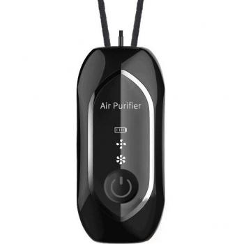 Portable USB Air Purifier Necklace, Mini Ionic Cleaner for Home and Car