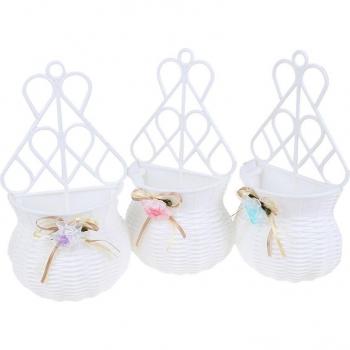 Florero Colgante con Rattan 4