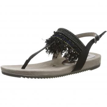 Tamaris Damen Riemchensandalen 1-1-28105-22, Schwarz