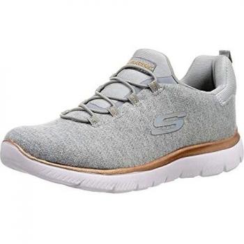 Zapatillas Deportivas Mujer Skechers Summits Dazzling Gris   Skechers