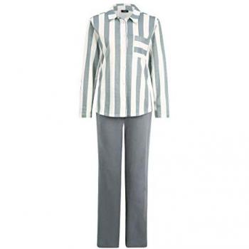 VIVANCE Dreams – Pijama en gris basalto y blanco