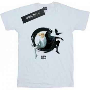 Cloak and Dagger Marvel Women's Ink Circle Boyfriend T-Shirt