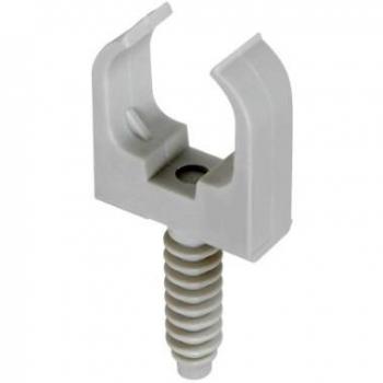 Clips avec chevilles pour tube IRL diamètre 25 10 pièces