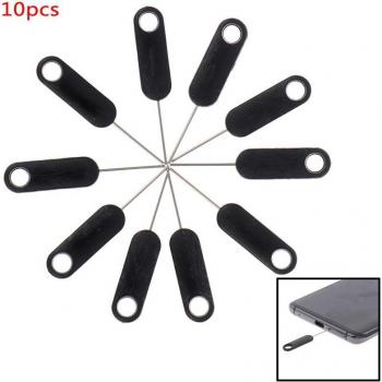 10Pcs Universal SIM Card Removal Pin for Smartphones