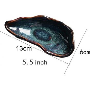 Assiette décorative en céramique pour huîtres