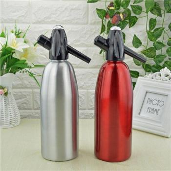 Aluminium‑Bar‑Machine: 1 L Limonade-Siphon mit CO₂‑Spender und Wasserbläschenkühler
