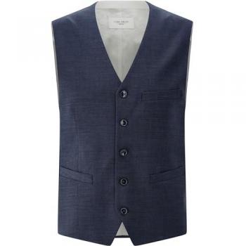 Carl Gross Modern-Fit Weste Blau