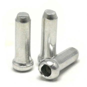 Aluminium Einddoppen voor Fiets Kabels 50 Stuks
