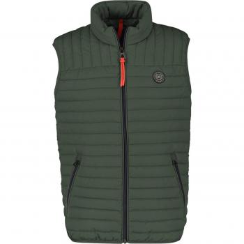 Lerros Herren Steppweste Mineral Green XXL mit Reißverschlusstaschen