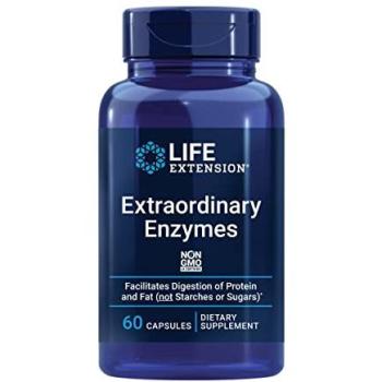 Extraordinary Enzymes Capsules (Life Extension) – 60 Count