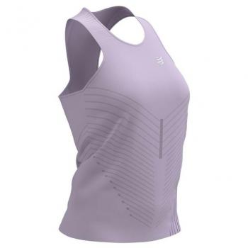 Camiseta Compacta Compressport Performance Lila