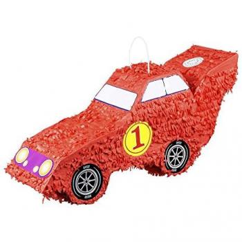 Piñata de coche de competición rojo 55 x 23 cm